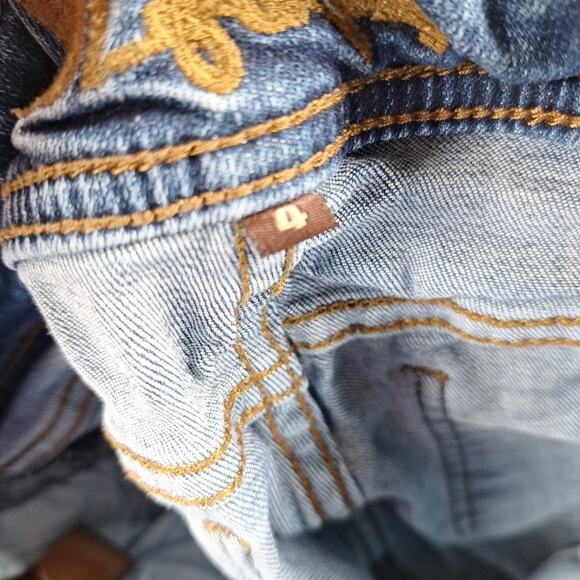 KUT from the Kloth Cropped Ankle Jeans Dark Wash Mid Rise Ladies Size 4 Stretch - Picture 9 of 11